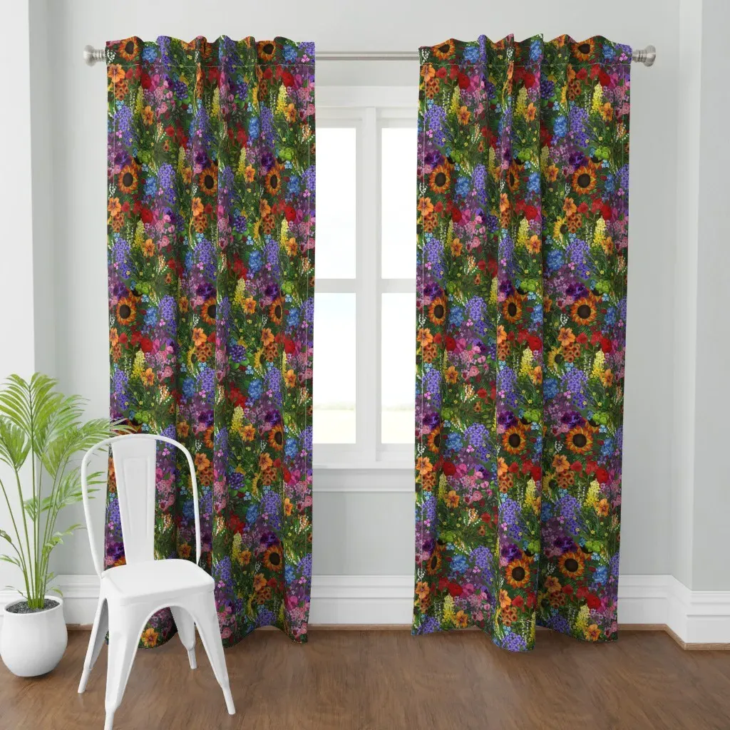 Botanic Garden Curtain Panel - Yellow product