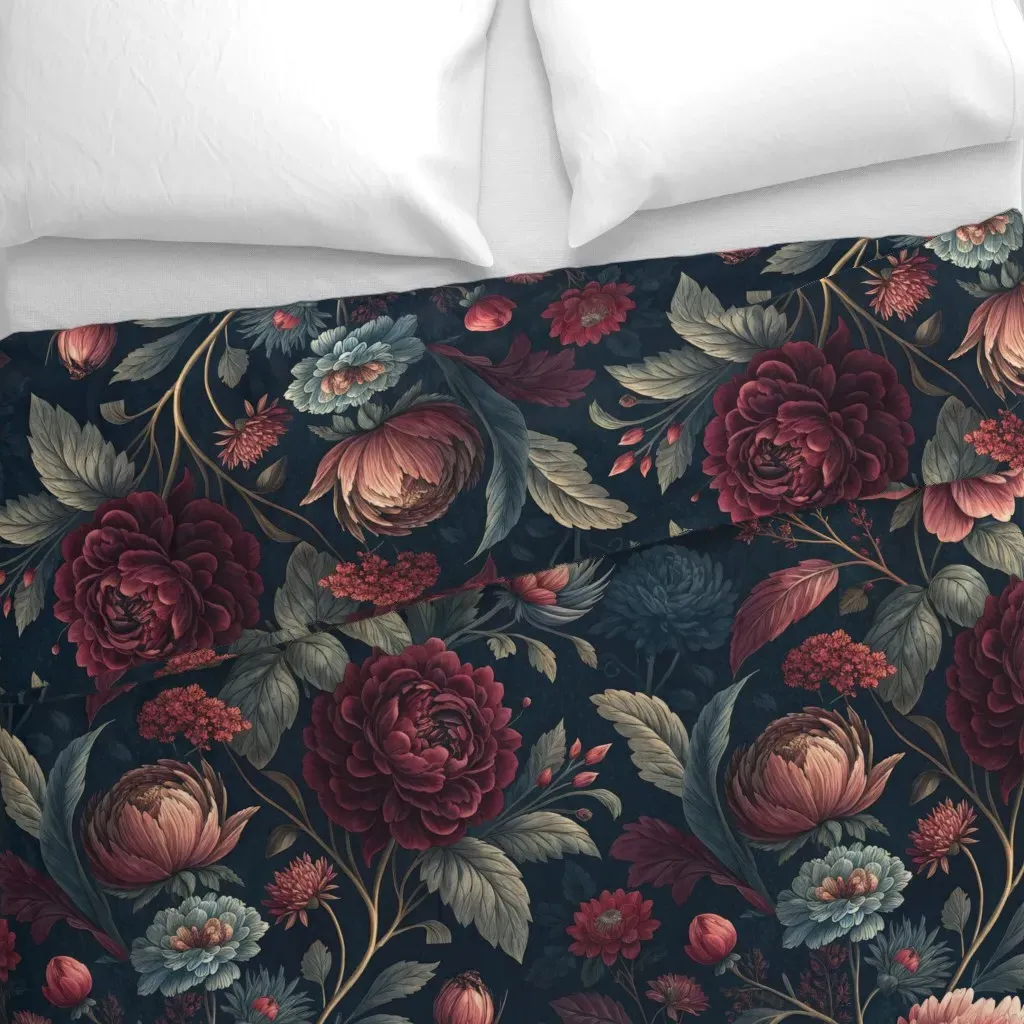 Botanical Bloom Duvet Cover - Pink alternate view