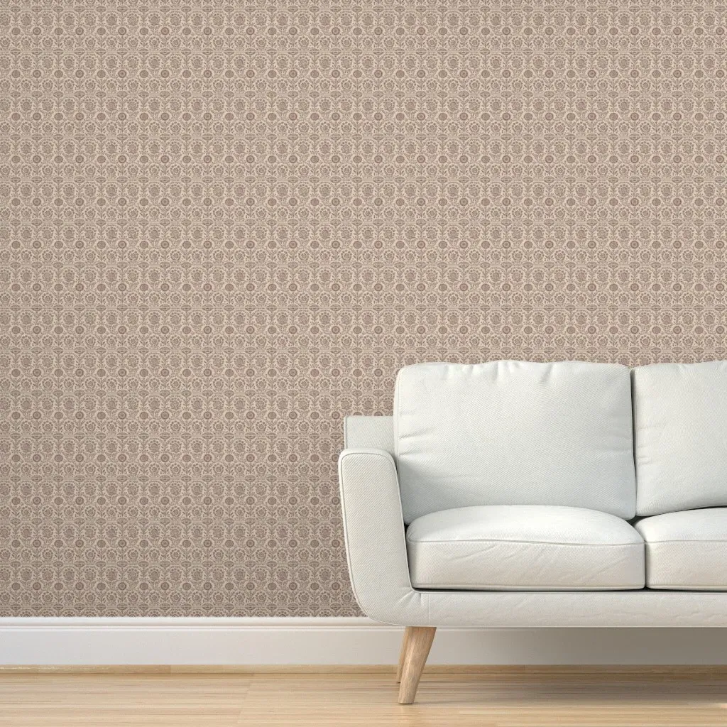 Botanical Breeze Blush Laura Peel and Stick Wallpaper - Dusty Rose product