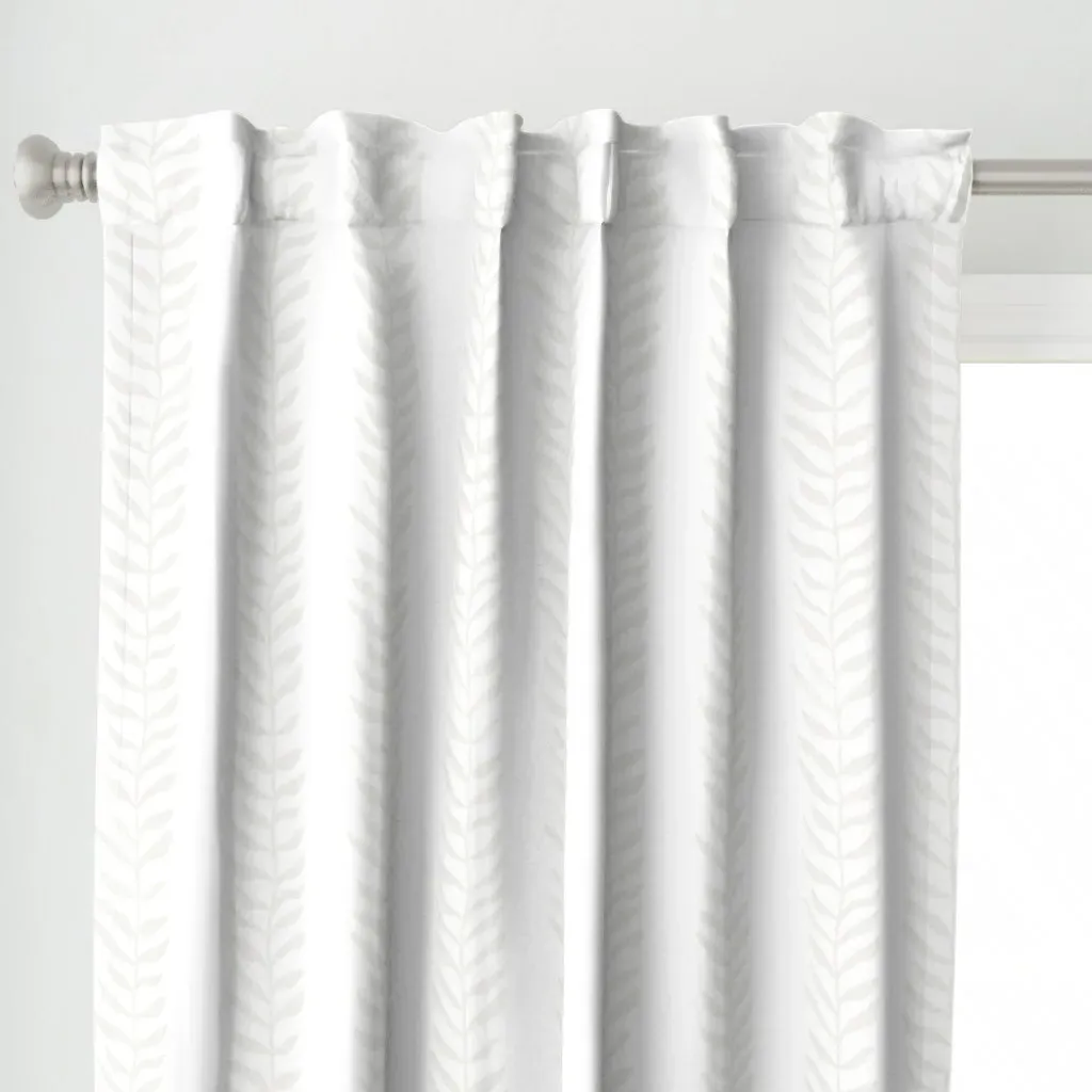 Botanical Curtain Panel - Off-White alternate view