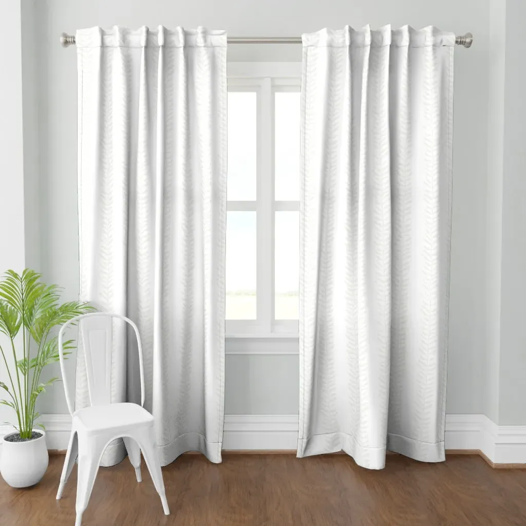 Botanical Curtain Panel - Off-White product