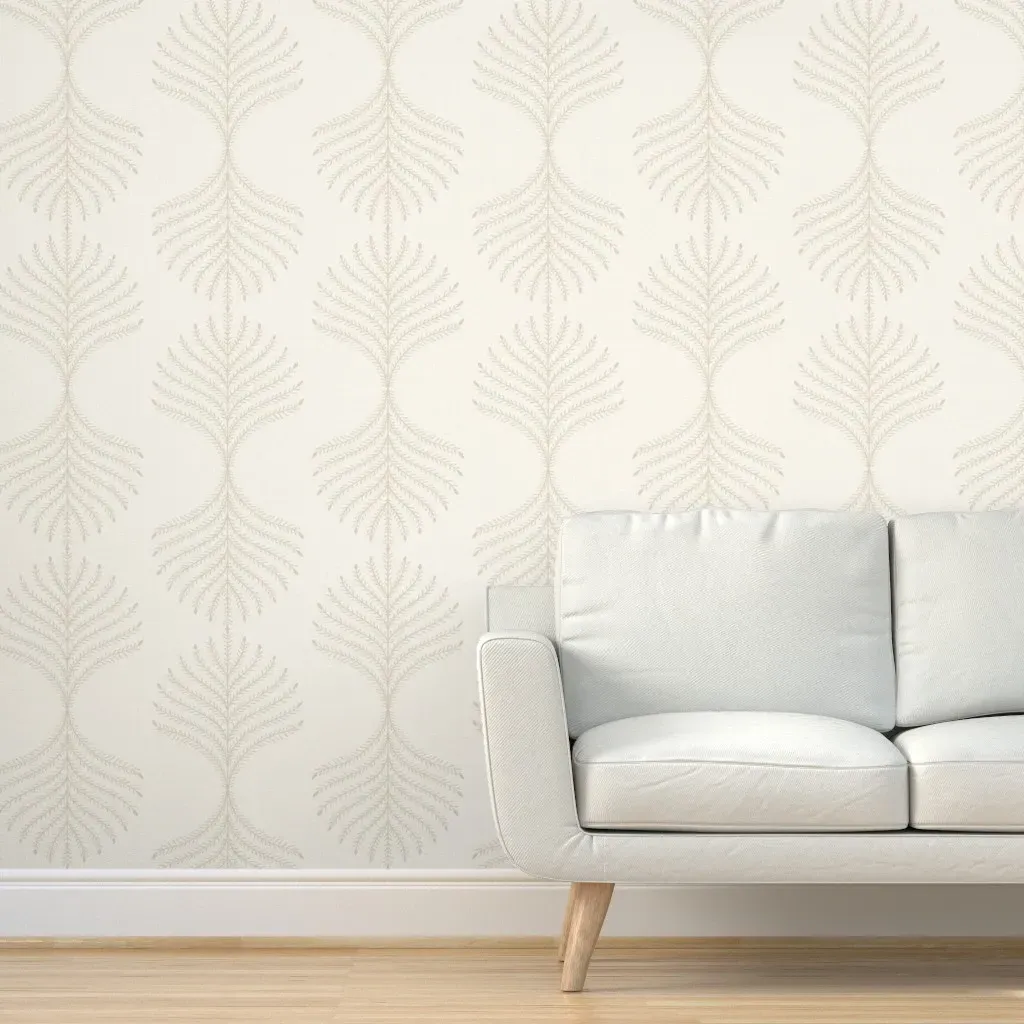 Botanical Leaves Peel and Stick Wallpaper - Beige product