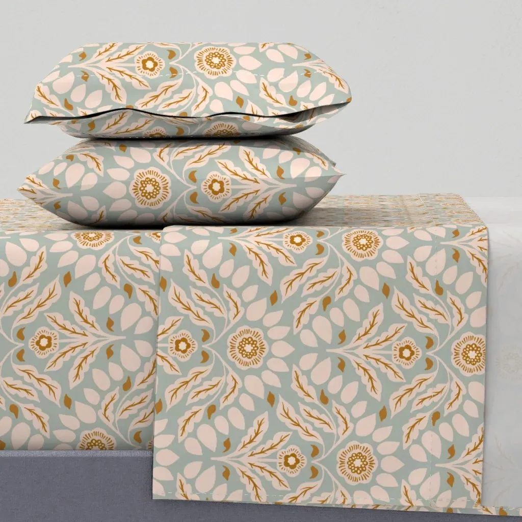 Botanical Reverie Full Sheet Set - Peach product