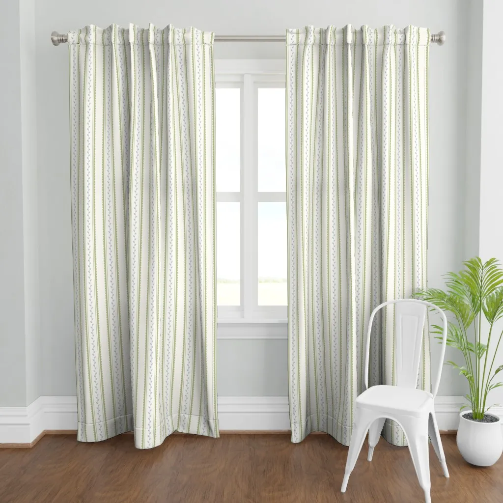 Botanical Vertical Curtain Panel - Green product