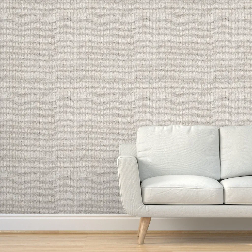 Boucle Sisal Peel and Stick Wallpaper - Off-White product