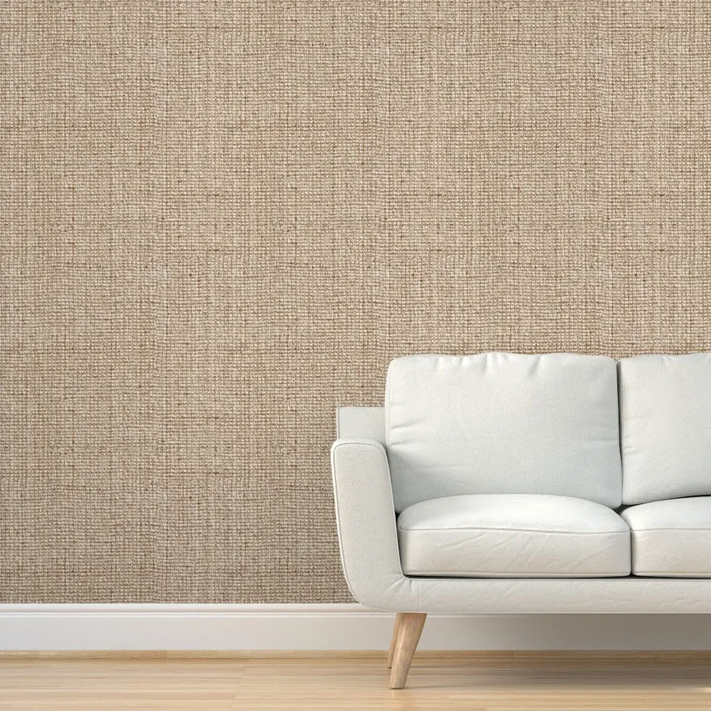 Boucle Sisal Weave Peel and Stick Wallpaper - Beige product