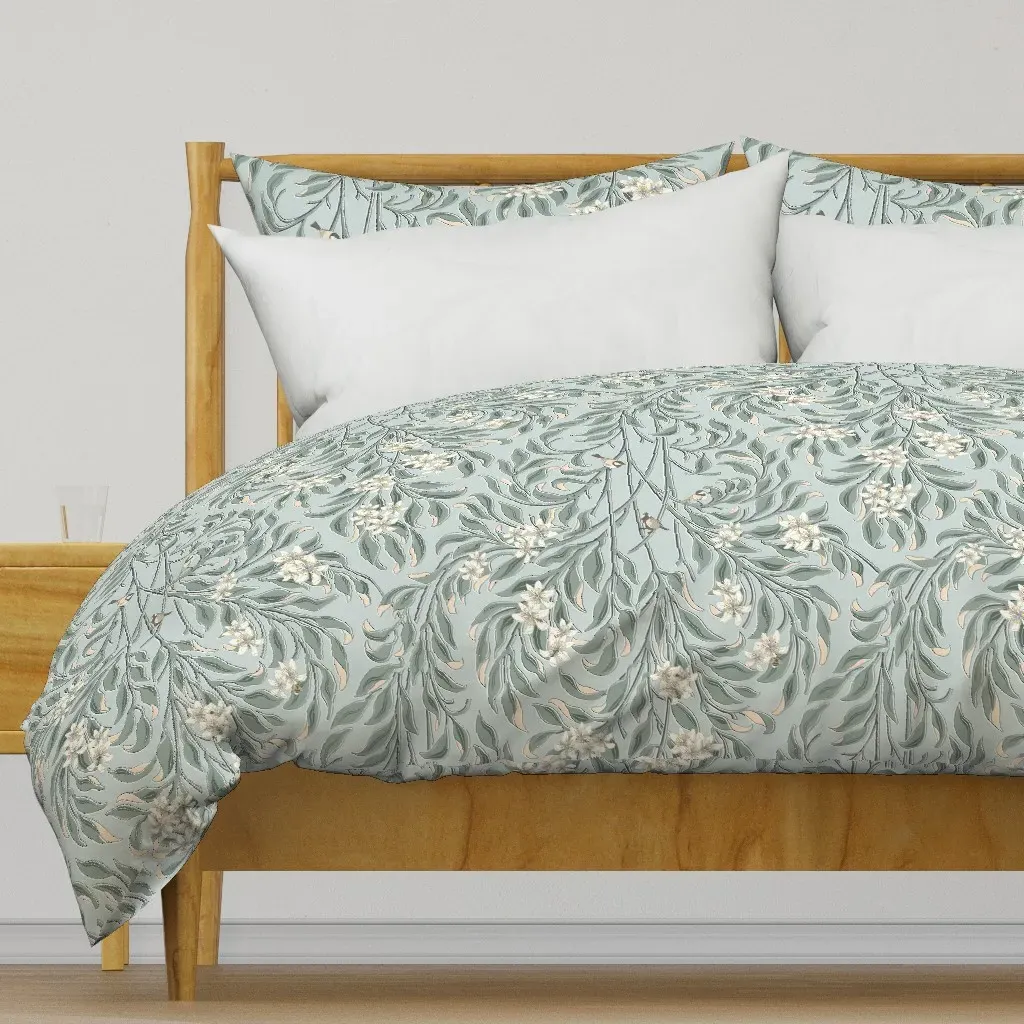Boughs And Birds XL Duvet Cover - Green product