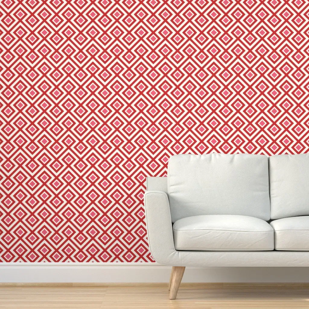 Box Clever Biquinho Peel and Stick Wallpaper - Red product