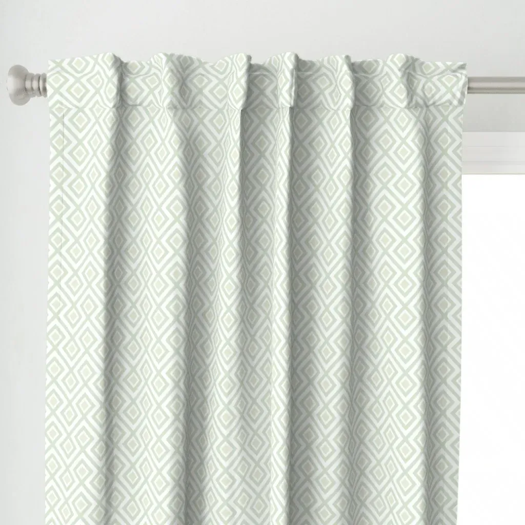 Box Clever Last Word Curtain Panel - Pale Green alternate view