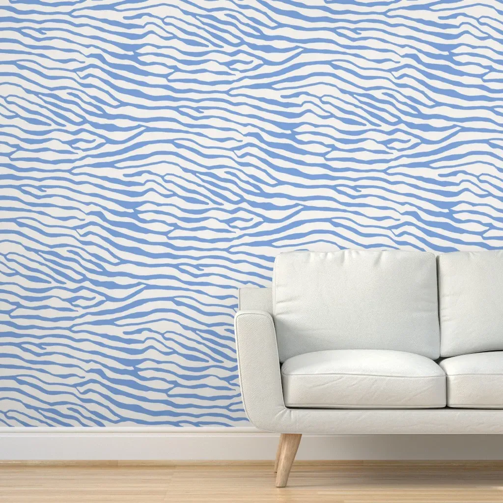 Brackenbury Beach Peel and Stick Wallpaper - Cornflower Blue product