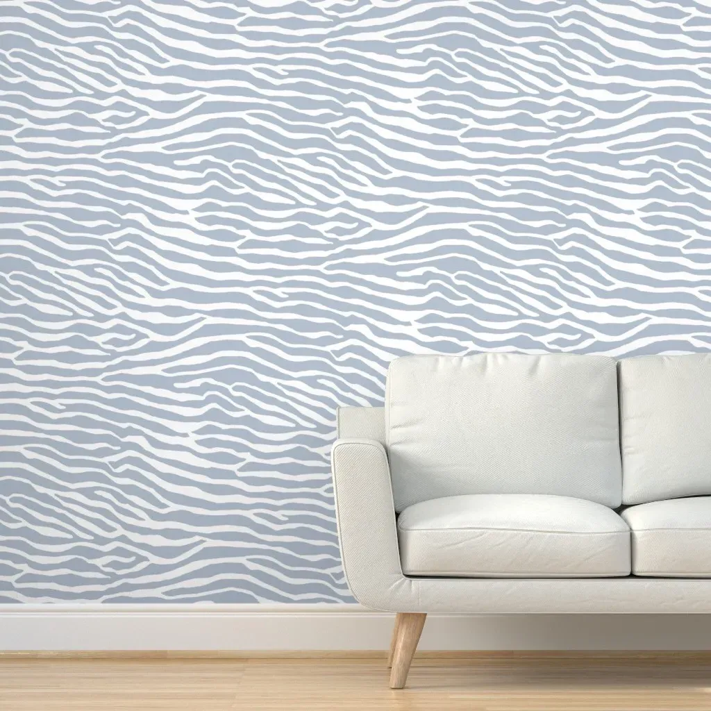 Brackenbury Beach Peel and Stick Wallpaper - Light Blue product