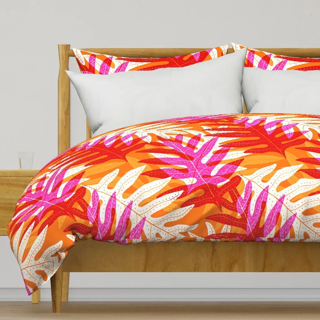 Bright Pinks Lauae Duvet Cover - Red product