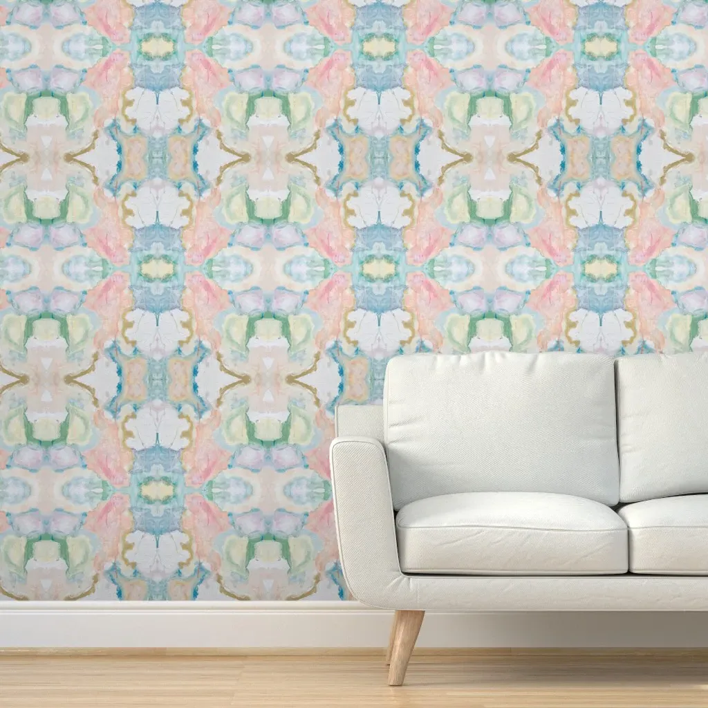 Brighter Days Peel and Stick Wallpaper - Pink product