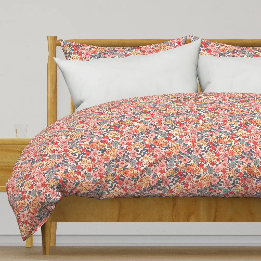 Brinley Vintage Ditsy Duvet Cover - Pink product