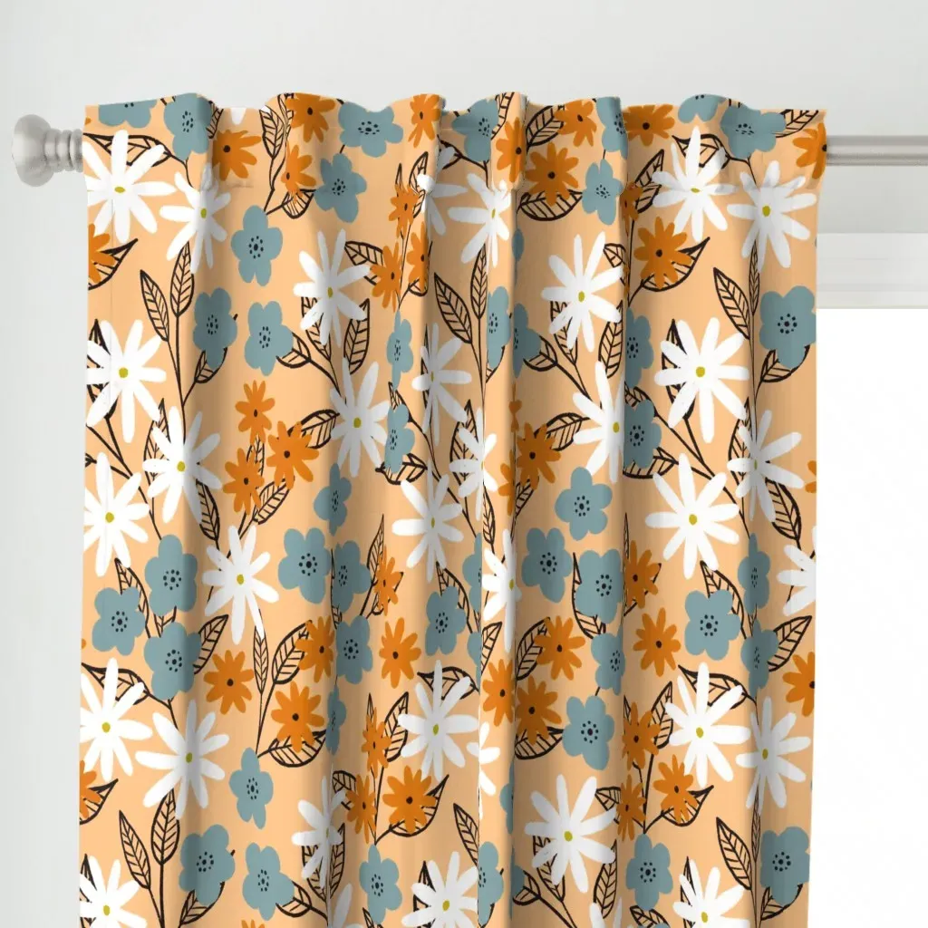 Briony Curtain Panel - White alternate view