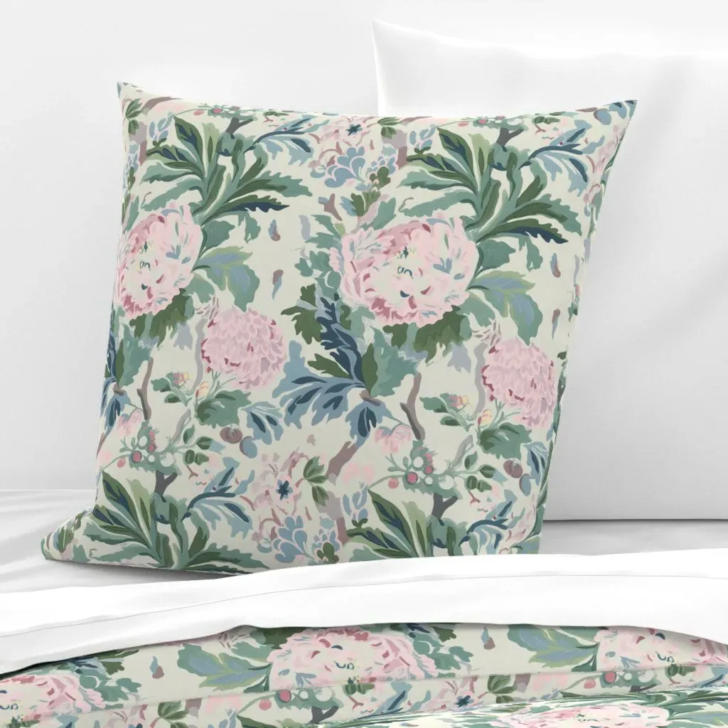 British Enigma Sea Mist Euro Pillow Sham - Pale Green product
