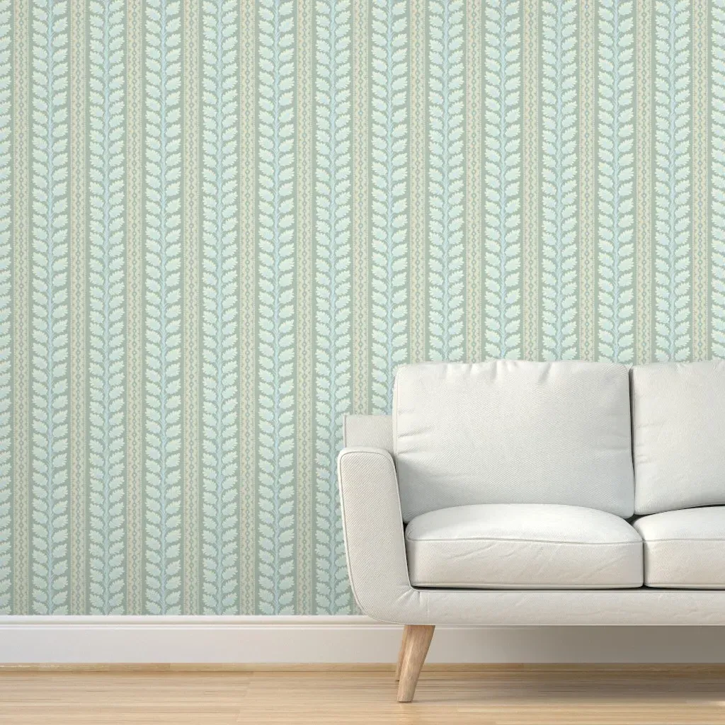Brittany On Gossamer Peel and Stick Wallpaper - Pale Yellow product