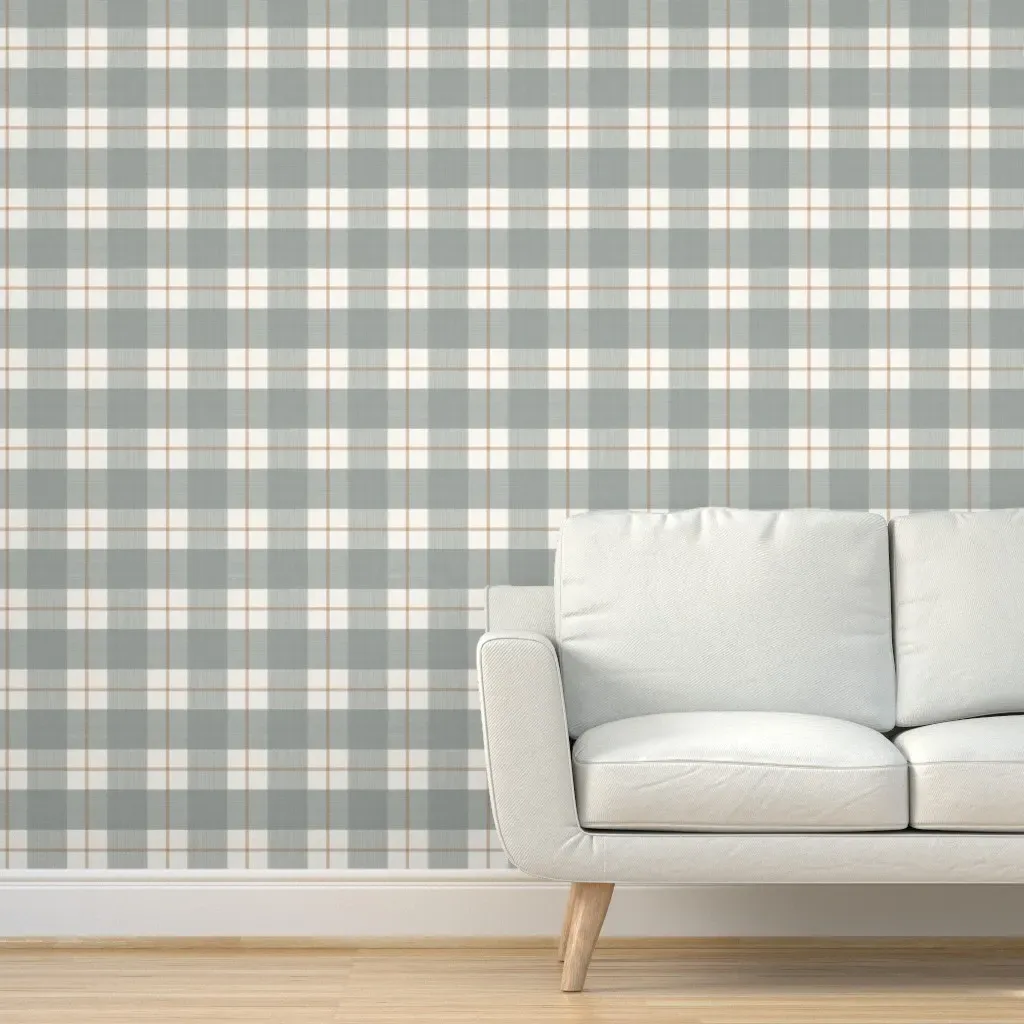 Buffalo Brewster Peel and Stick Wallpaper - Grey, Cream product