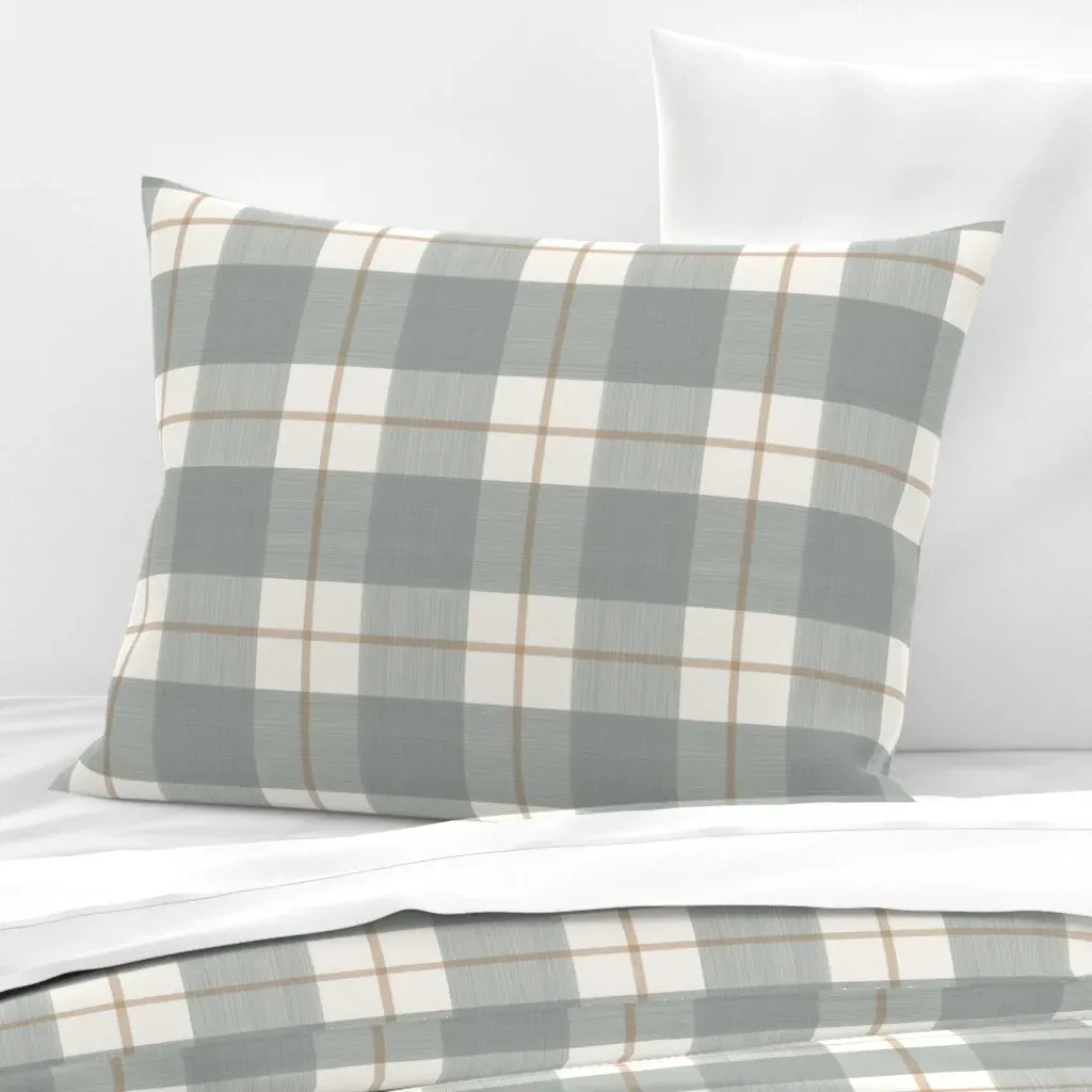 Buffalo Brewster Standard Knife Edge Pillow - Grey, Cotton Sateen product