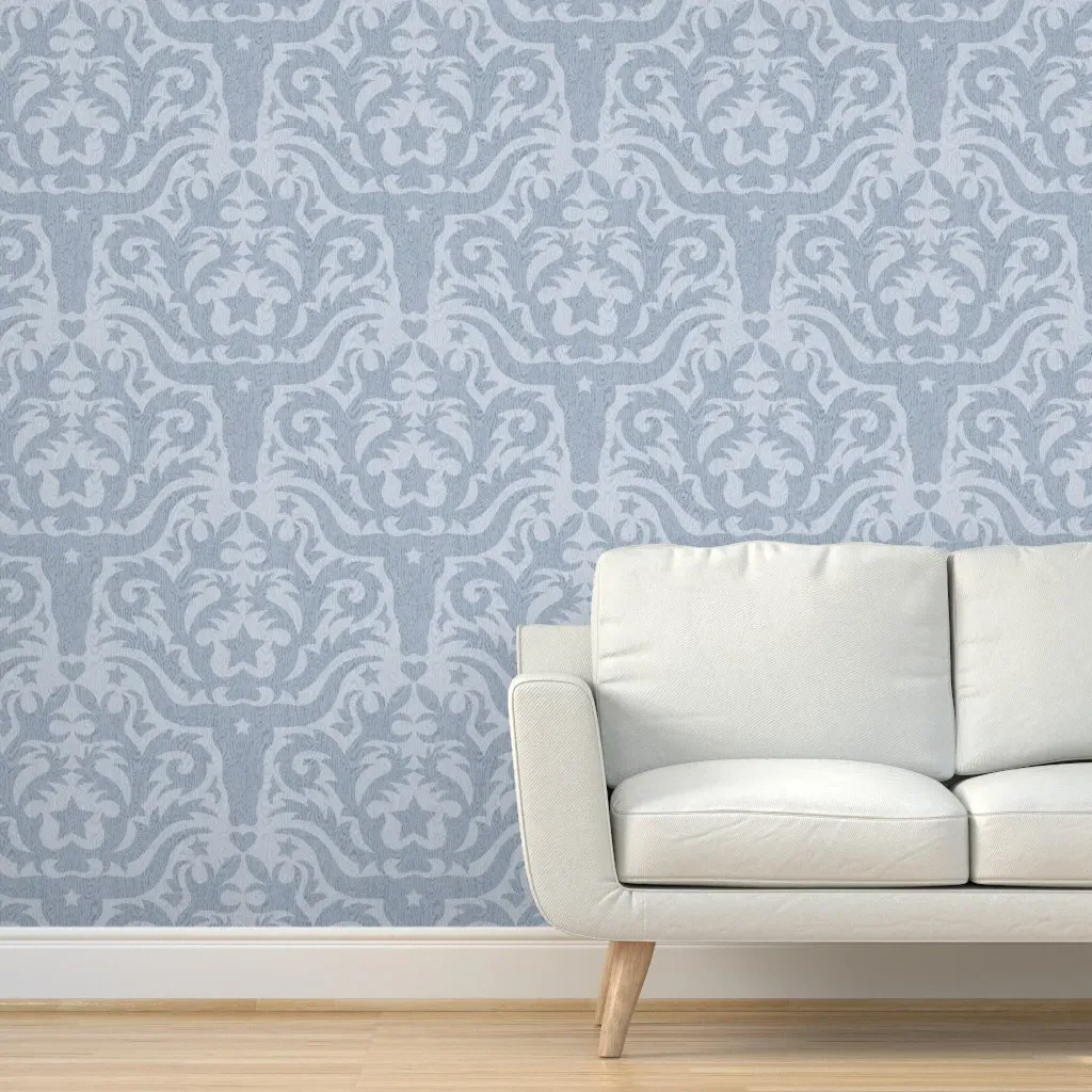 Bullhead Peel and Stick Wallpaper - Dusty Blue product