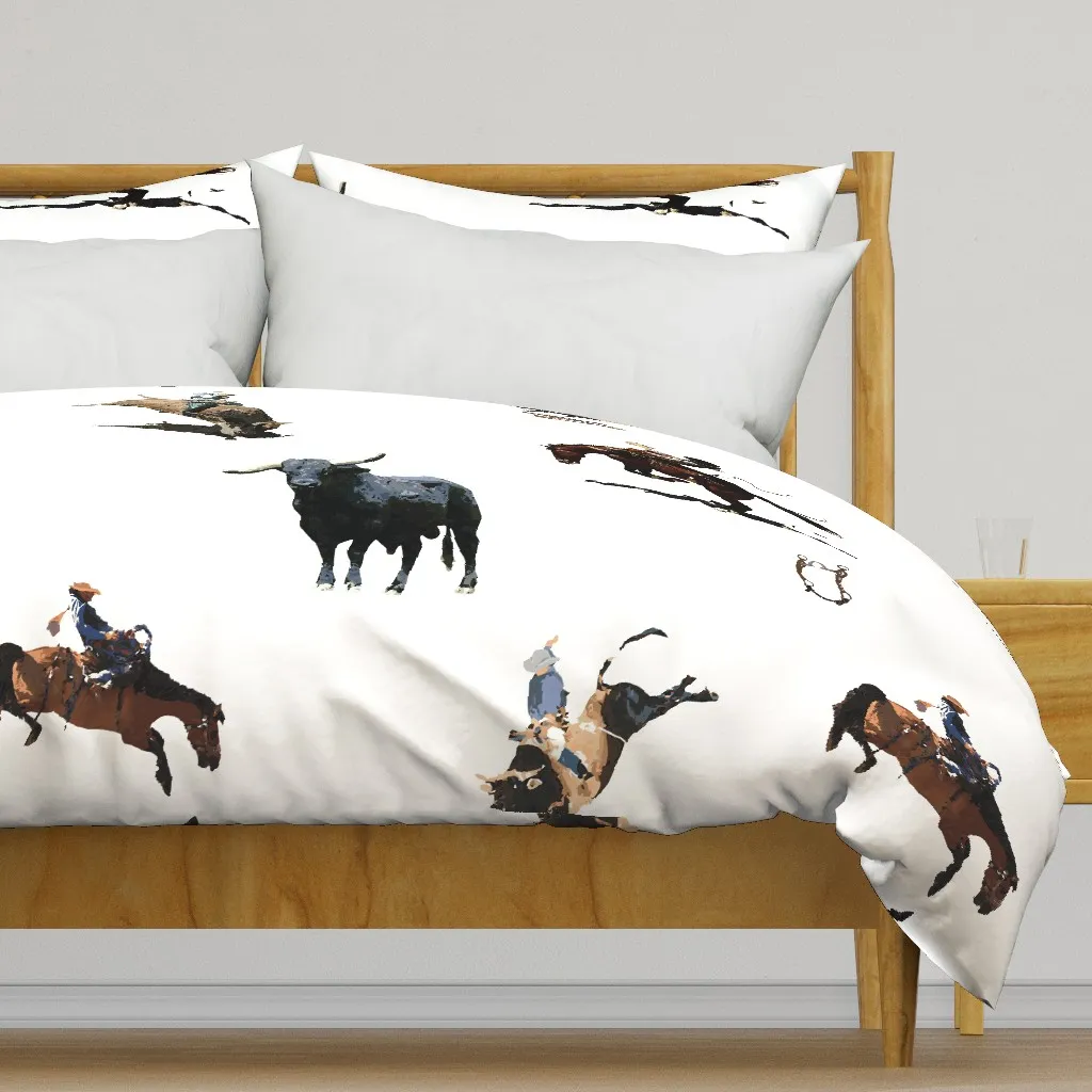 Bulls & Broncs 2 Duvet Cover - Brown product