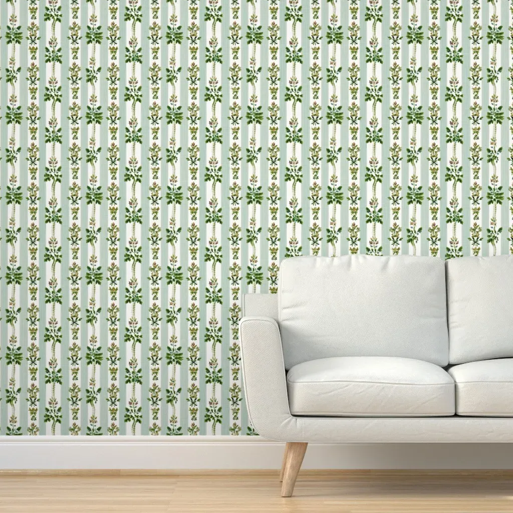 Bunbury Bloom Forest Peel and Stick Wallpaper - Green product