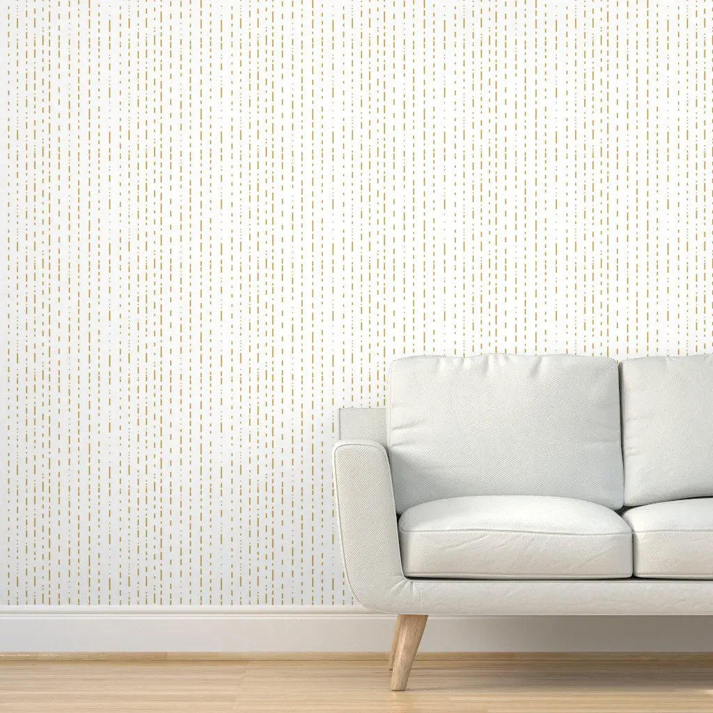 Busy Bee Dash Country Girl Renee Davis Peel and Stick Wallpaper - Gold product