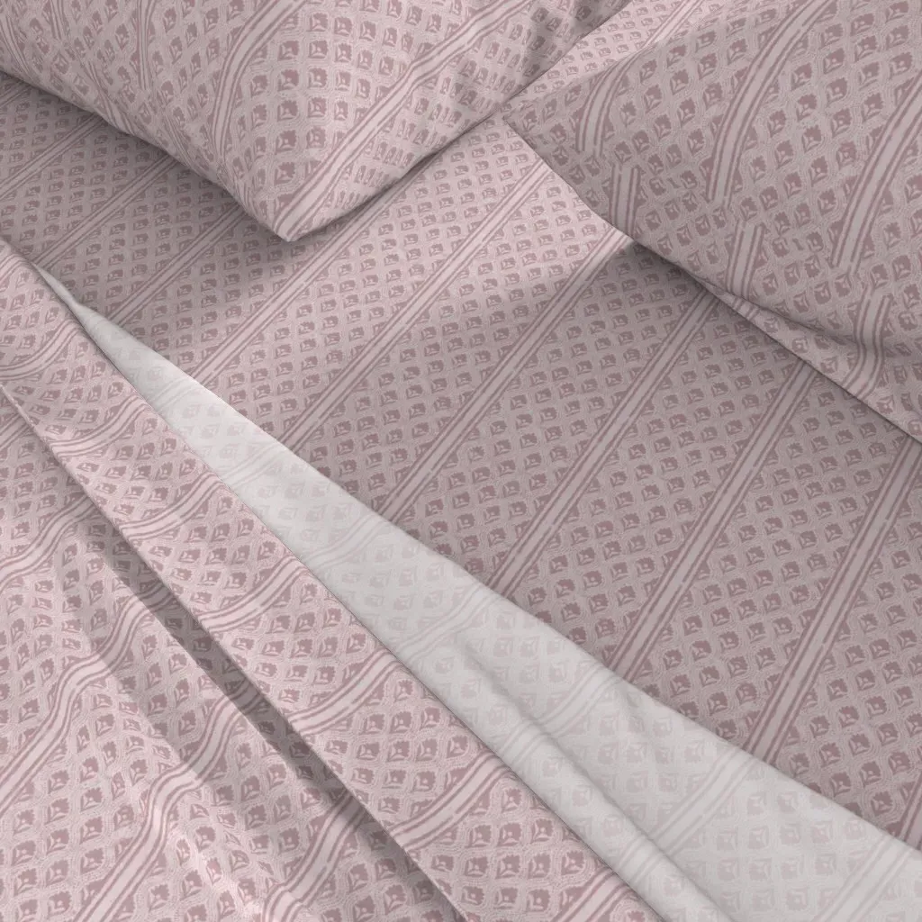 Buttercup Road Queen Size Sheet Set - Dusty Rose alternate view