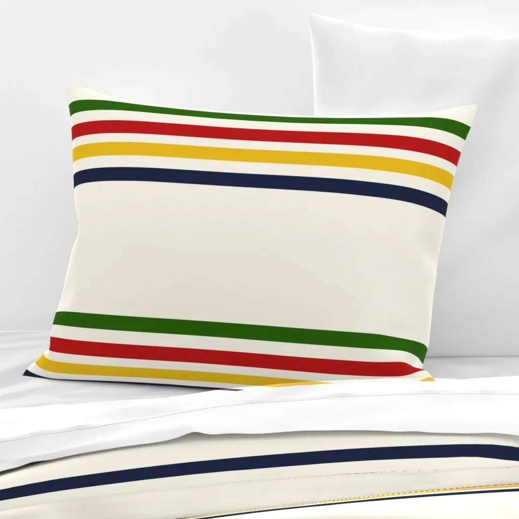 By The Bay Standard Knife Edge Pillow Cover - Green, Cotton Sateen product