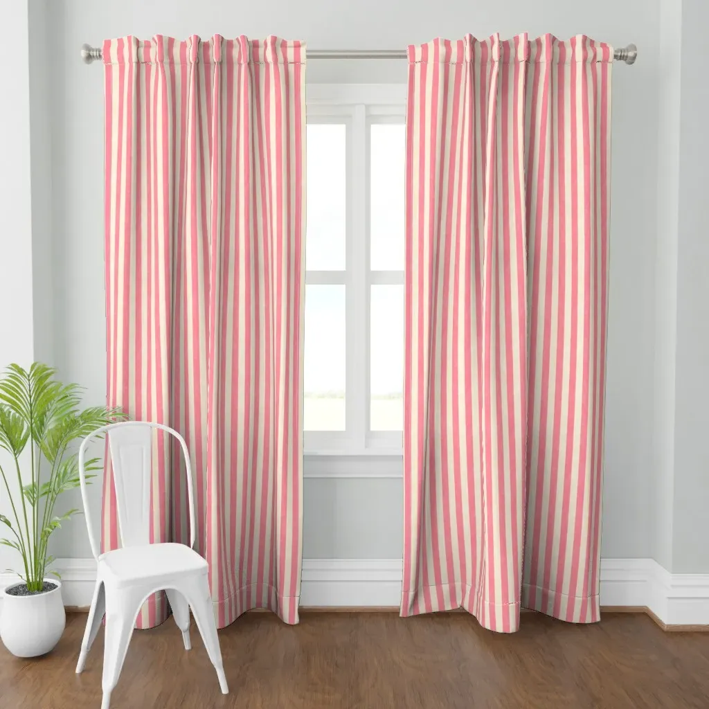 Cabana Stripe Curtain Panel - Pink product