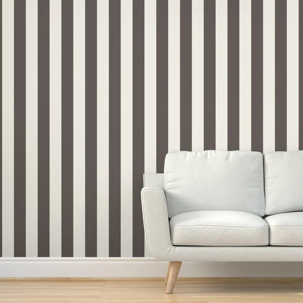 Cabana Stripe Peel and Stick Wallpaper - Cream product