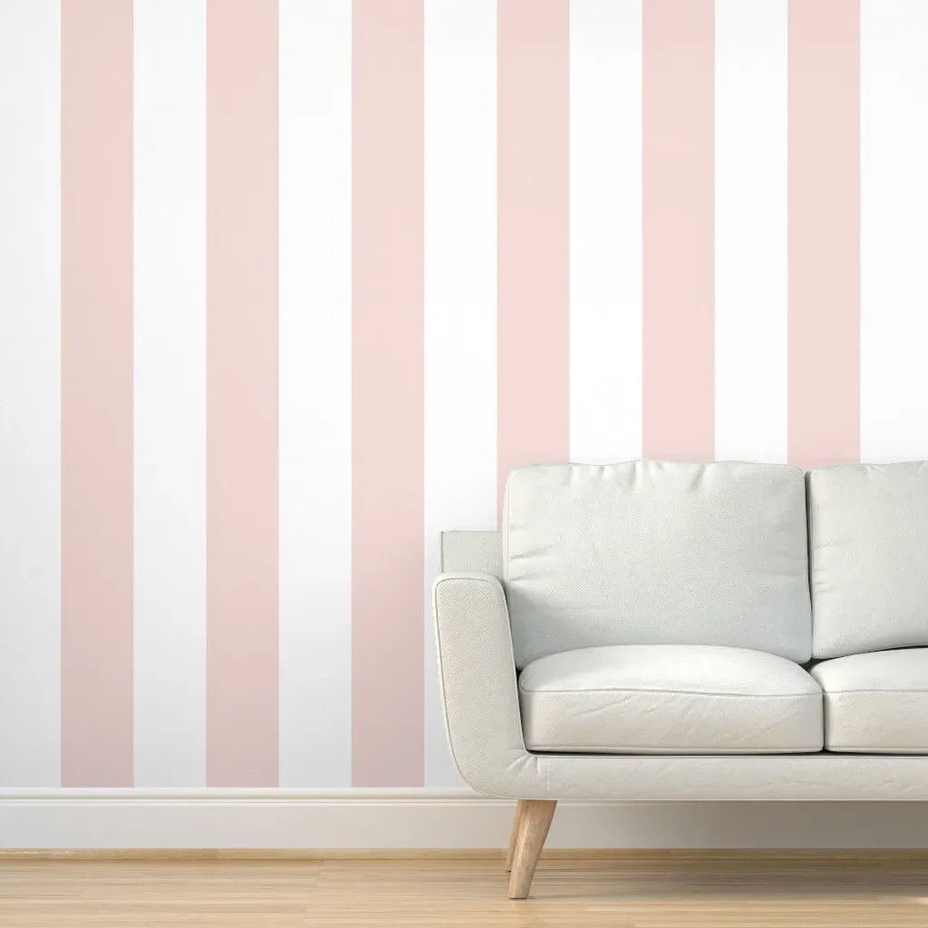 Cabana Stripe Peel and Stick Wallpaper - Pink product