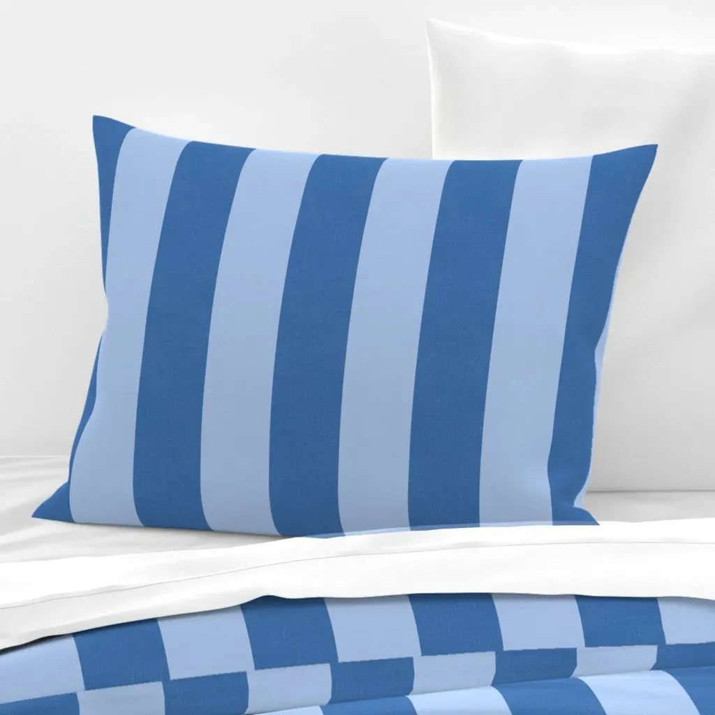 Cabana Stripe Standard Cushion Cover - Blue, Cotton Sateen product