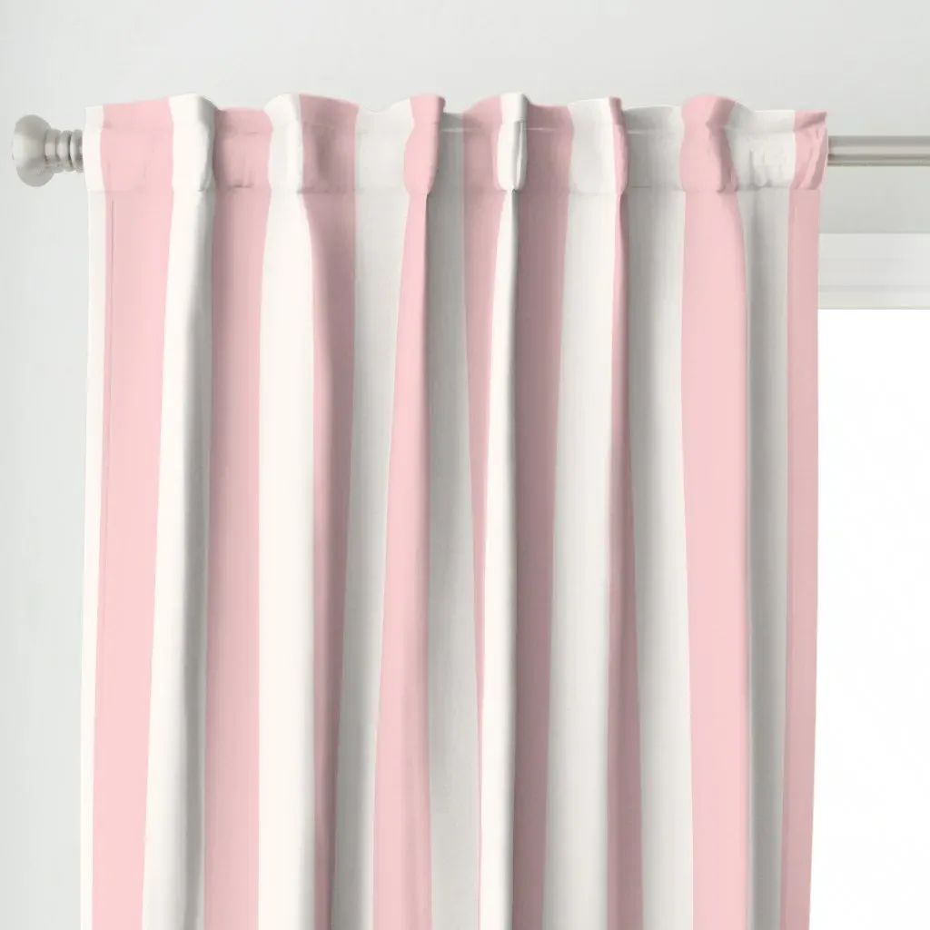 Cabana Stripe XLarge Curtain Panel - Pink alternate view