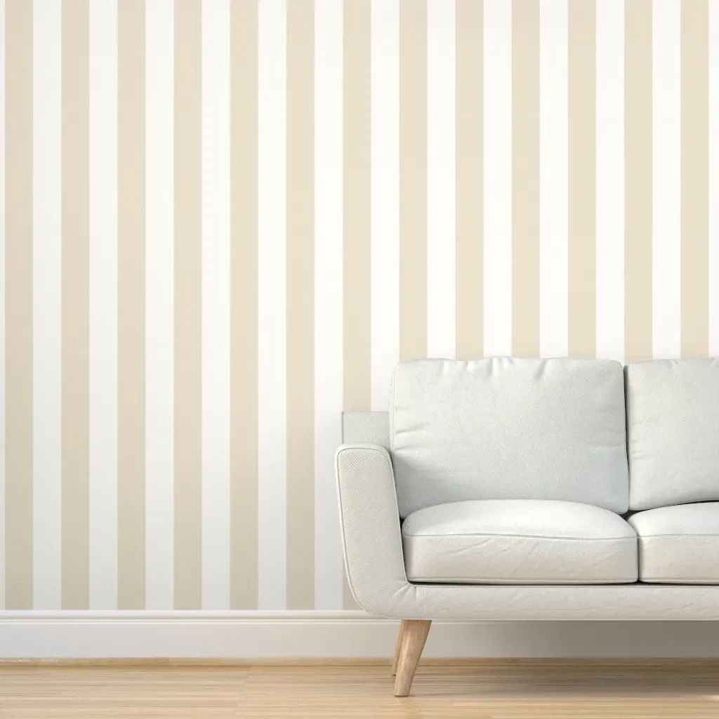 Cabana Stripes Peel and Stick Wallpaper - Beige product