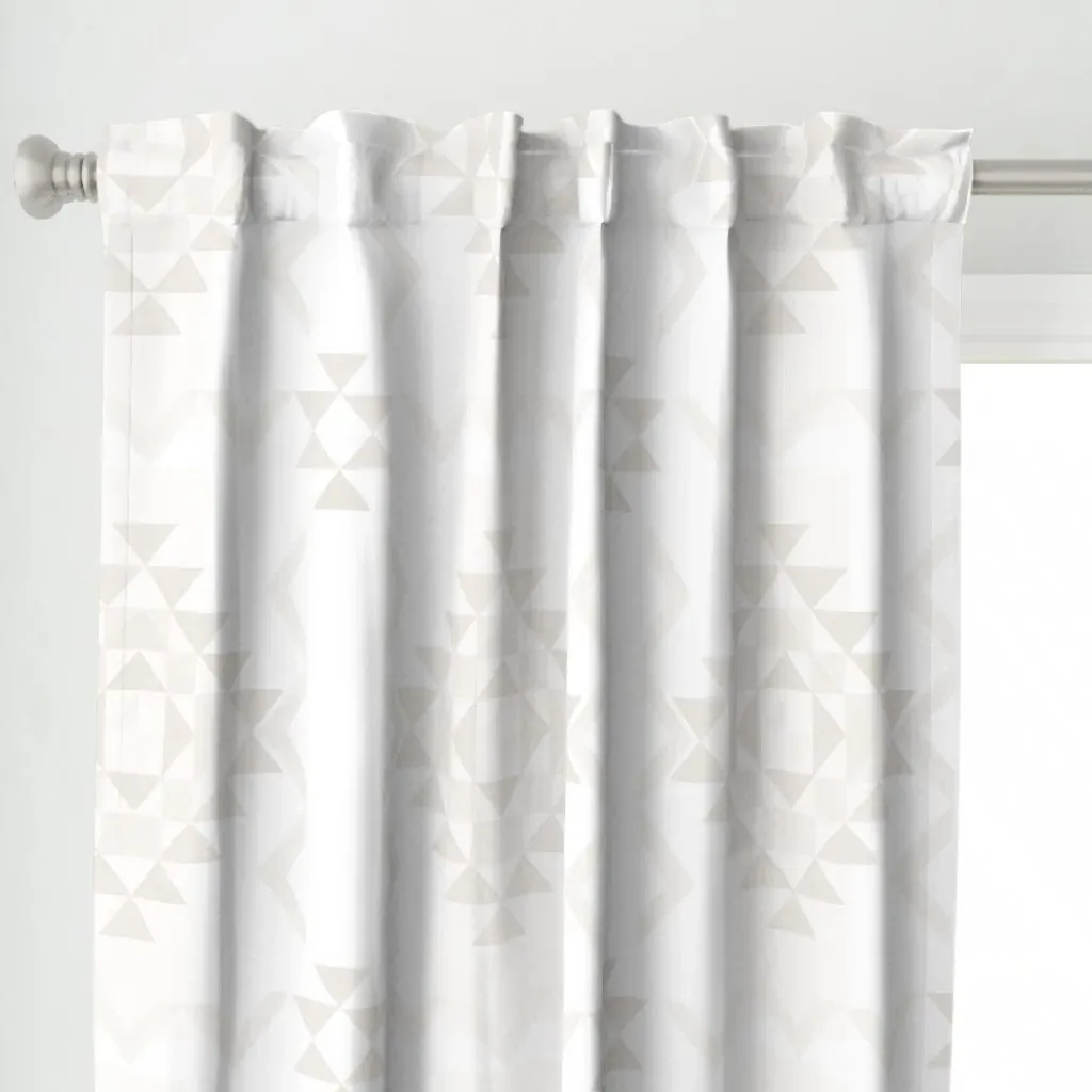 Cabin Diamond Threads Curtain Panel - Beige alternate view