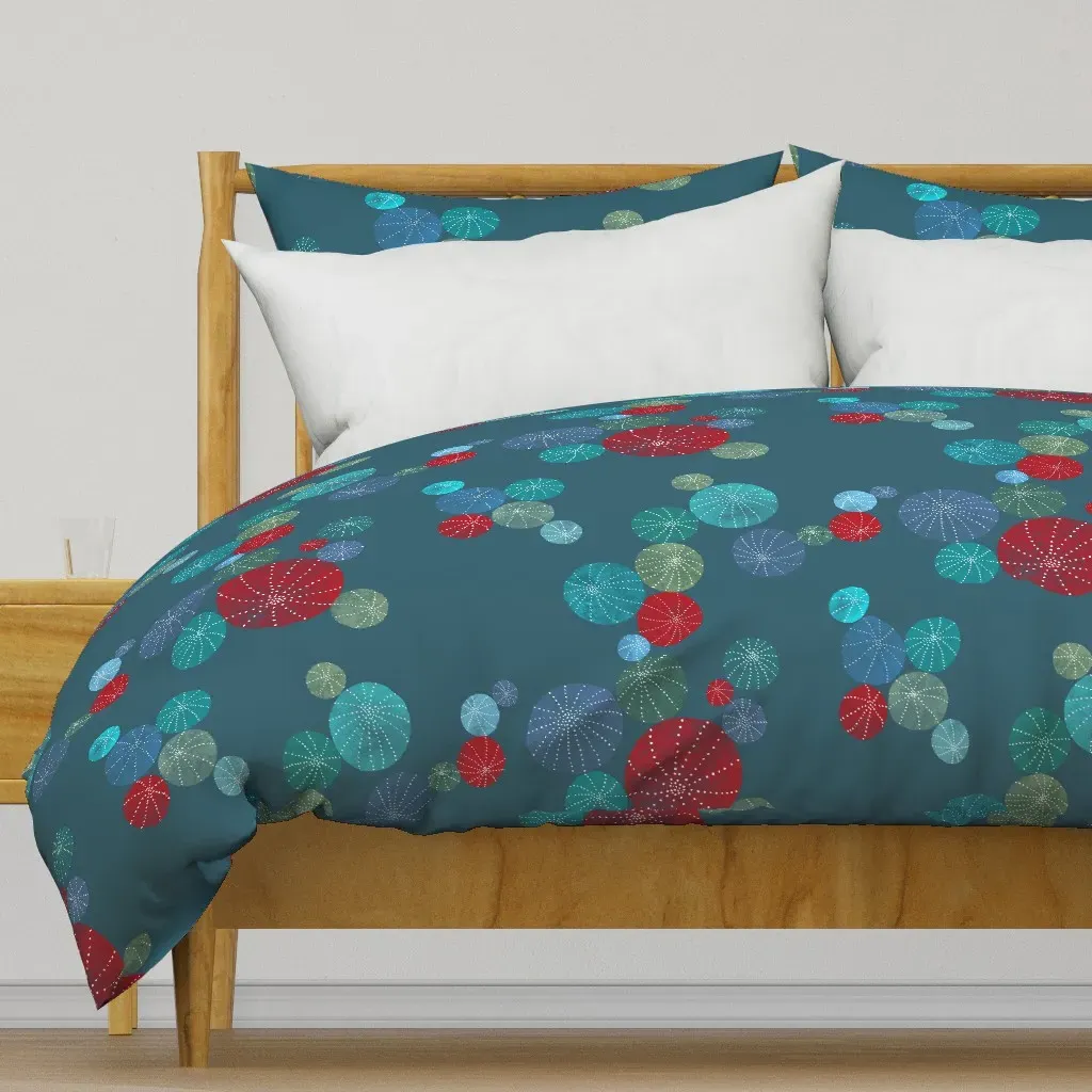 Cactus Fields Duvet Cover - Teal product