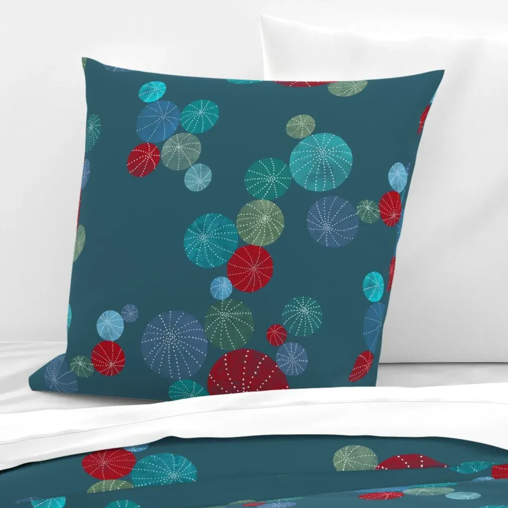 Cactus Fields Euro Pillow Sham - Teal product