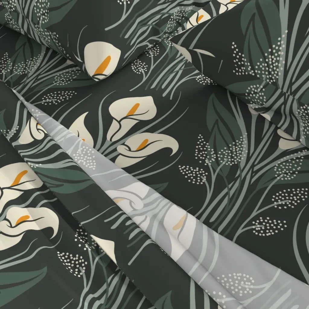 Calla Lily Queen Sheet Set - Cream alternate view