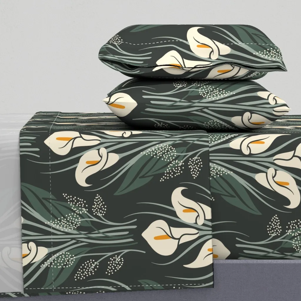 Calla Lily Queen Sheet Set - Cream product