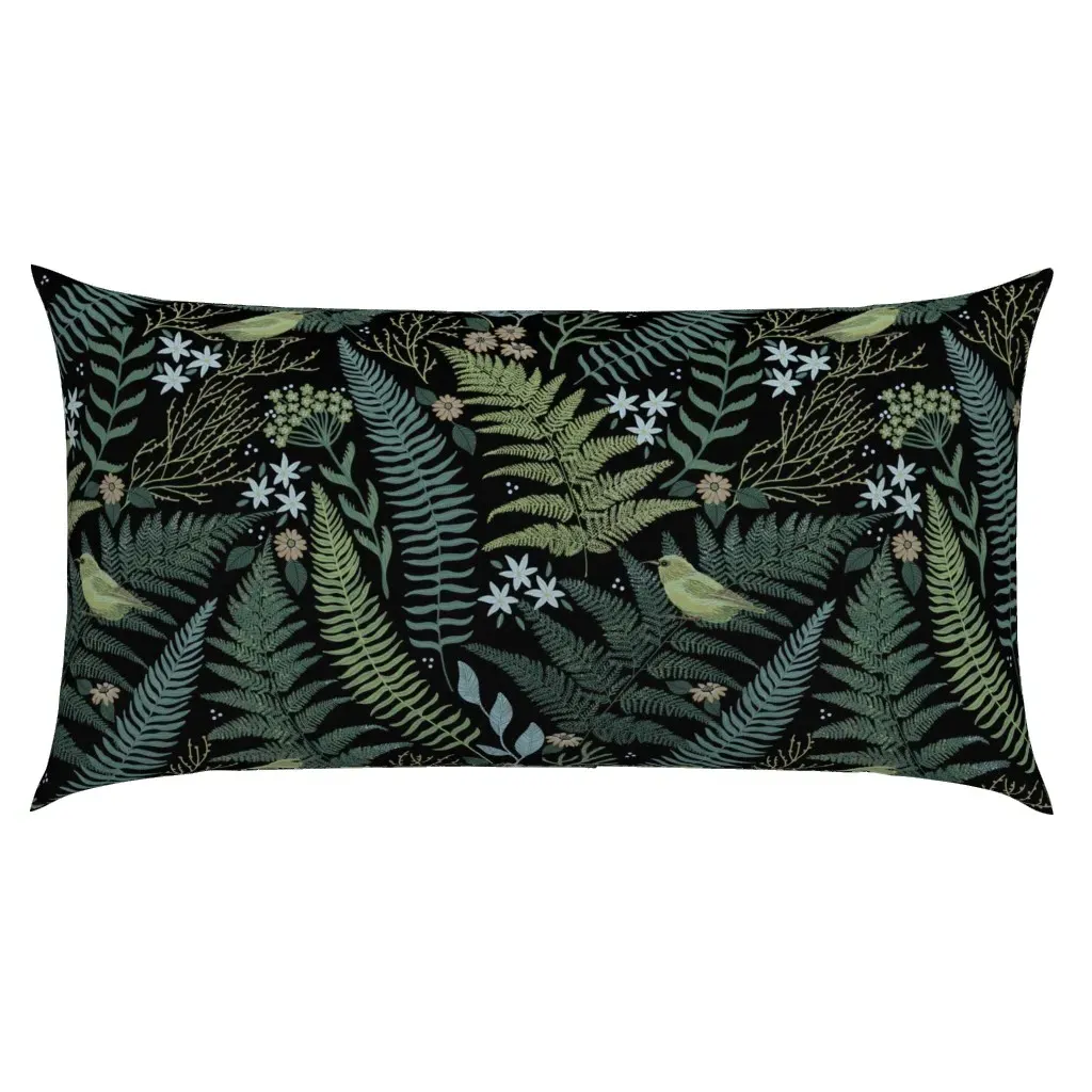 Calming Fern Forest King Pillow Sham - Green product