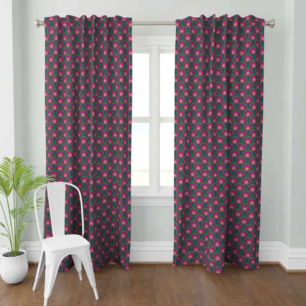 Calypso Curtain Panel - Purple product