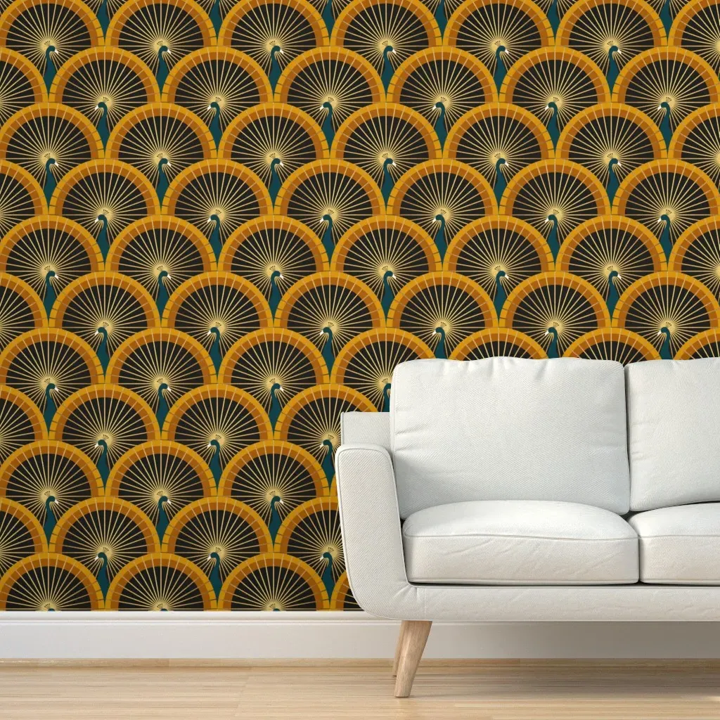 Calypso Peel and Stick Wallpaper - Dark Teal product