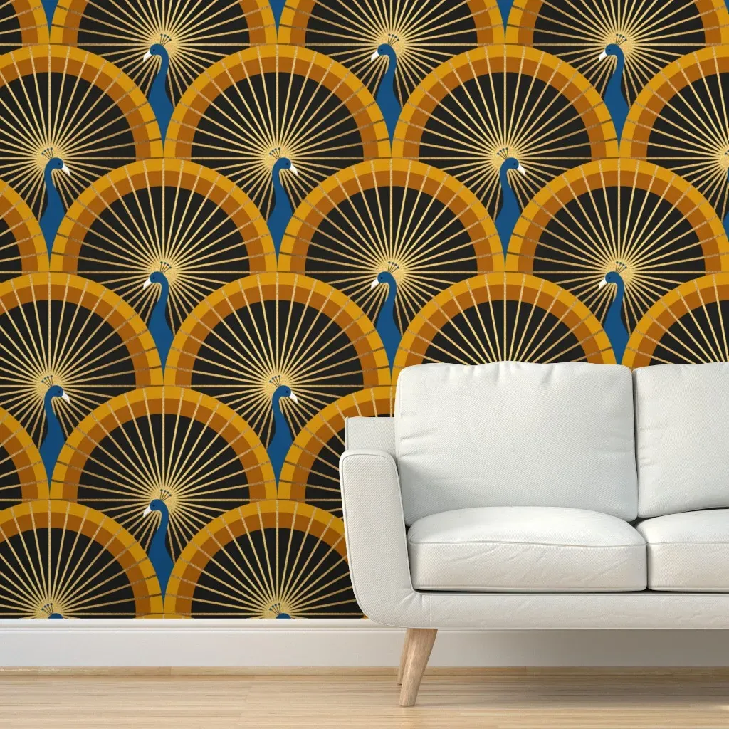 Calypso Peel and Stick Wallpaper - Gold product