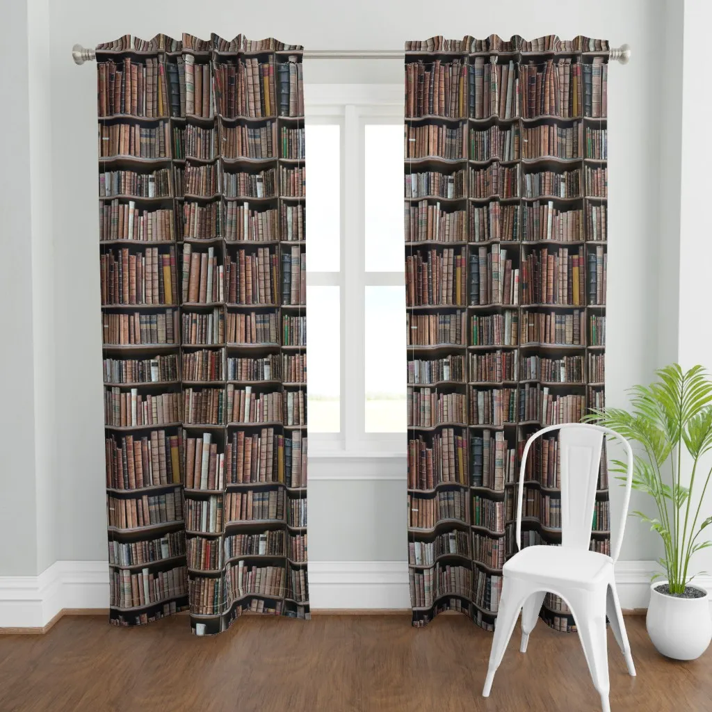 Cambridge Library Curtain Panel - Brown product