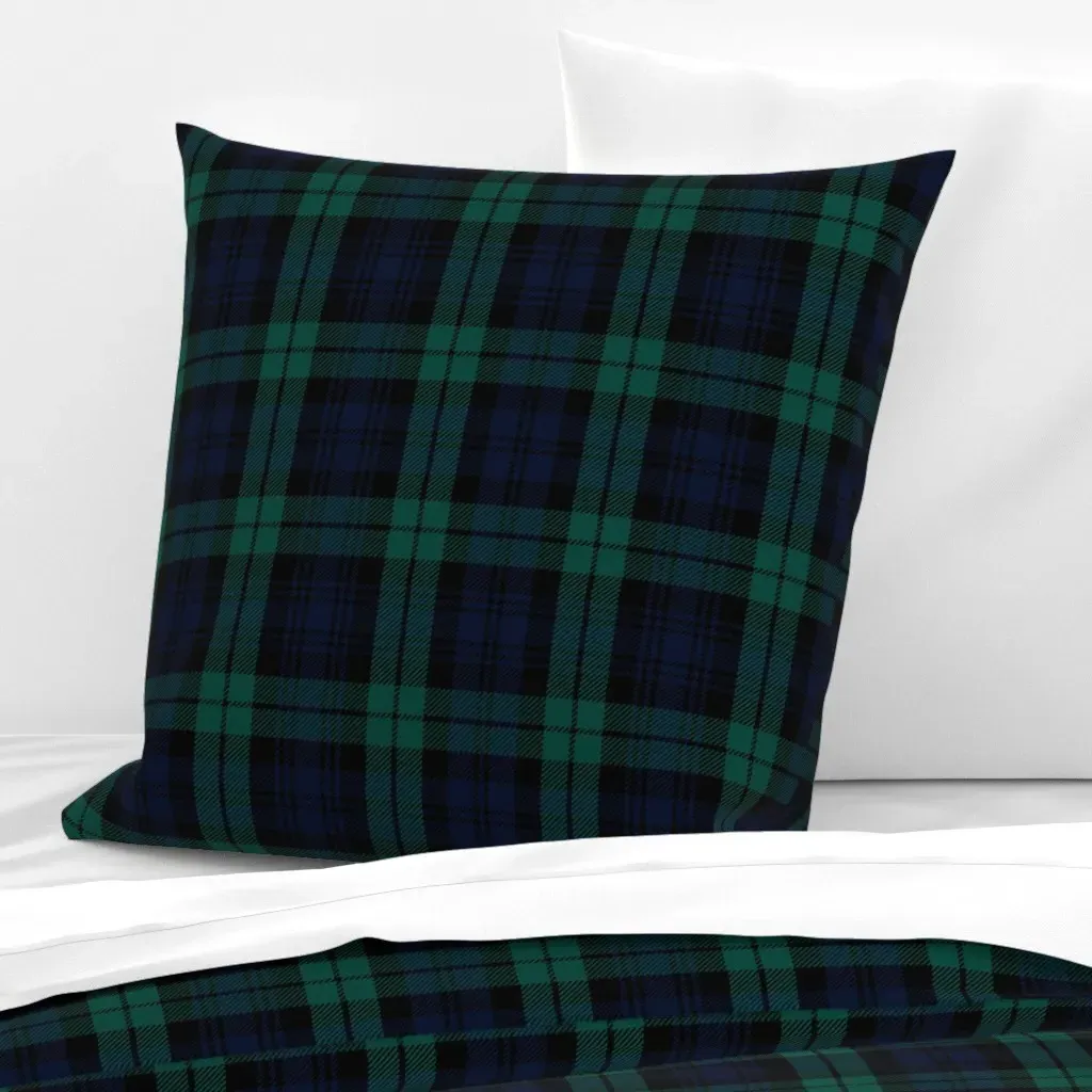 Campbell Tartan Clan Euro Pillow Sham - Dark Blue product
