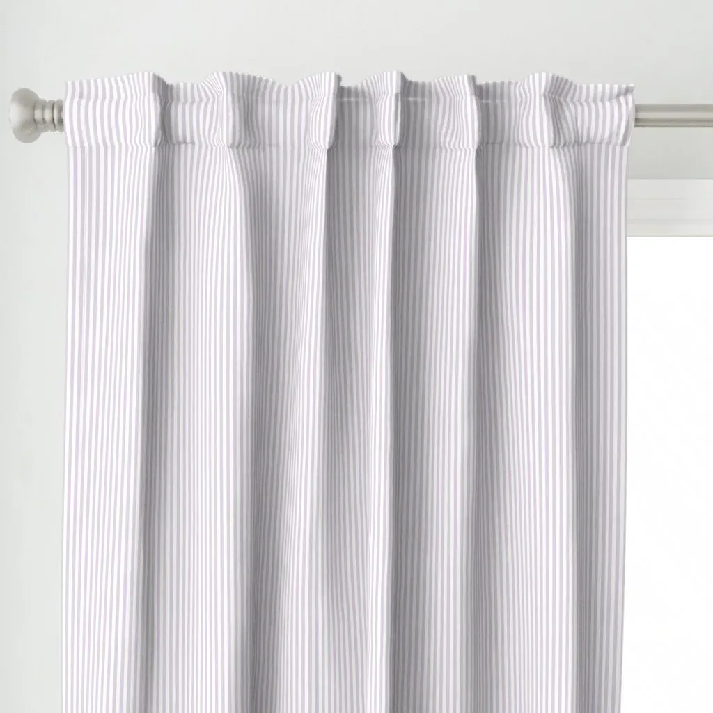 Candy Stripe Curtain Panel - Lavender alternate view