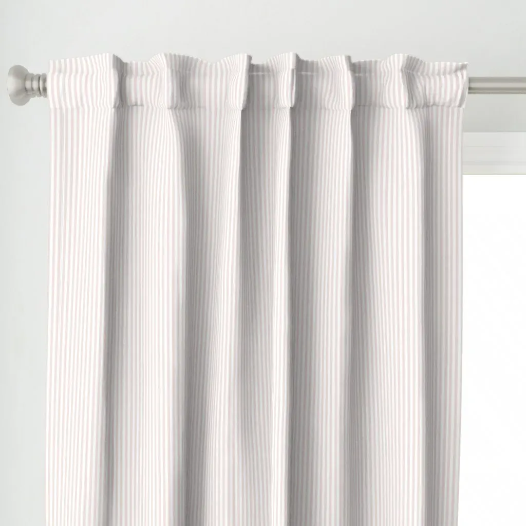 Candy Stripe Soft Petal Curtain Panel - Pink alternate view