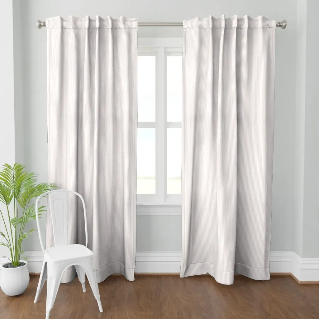 Candy Stripe Soft Petal Curtain Panel - Pink product