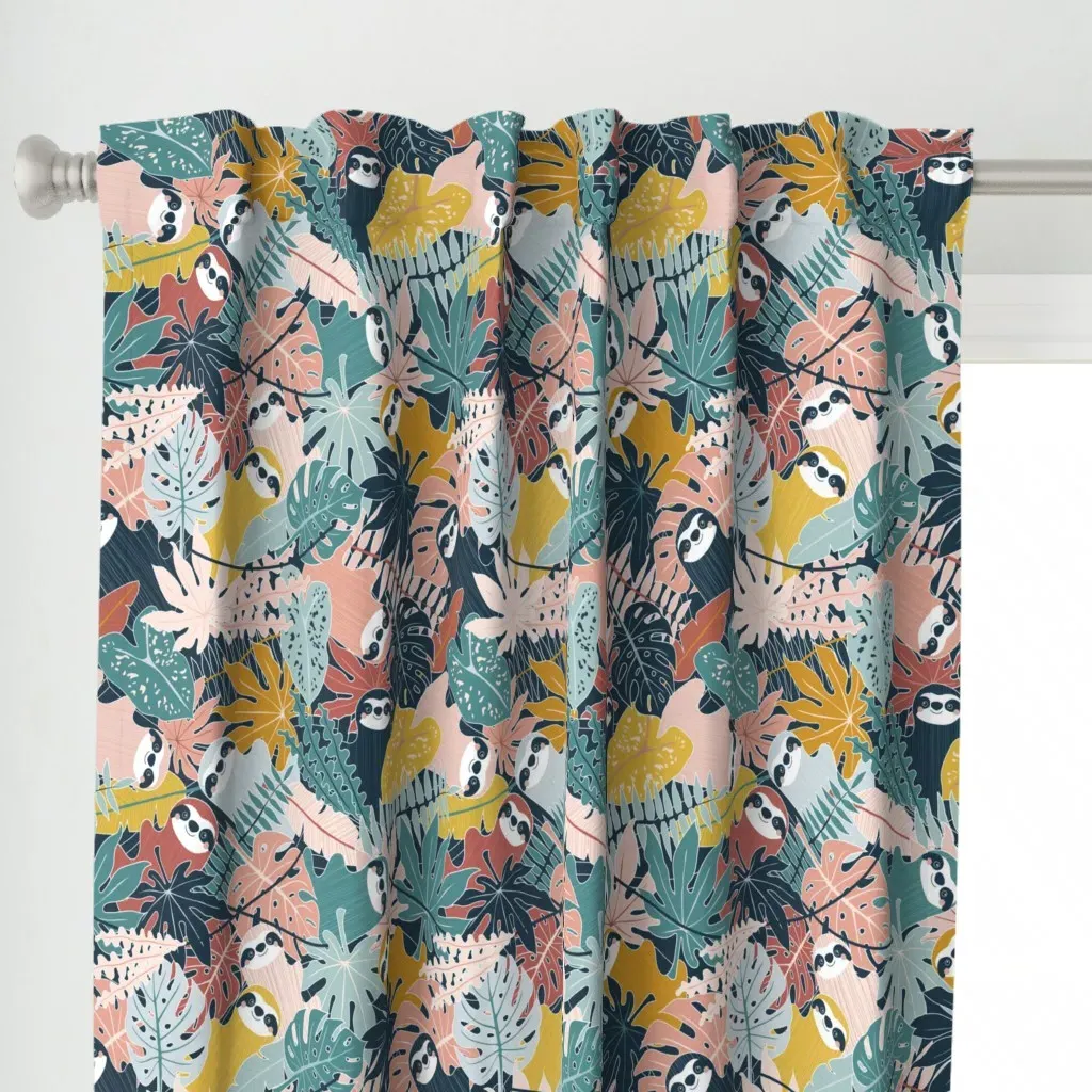 Canopy Company Curtain Panel - Teal alternate view